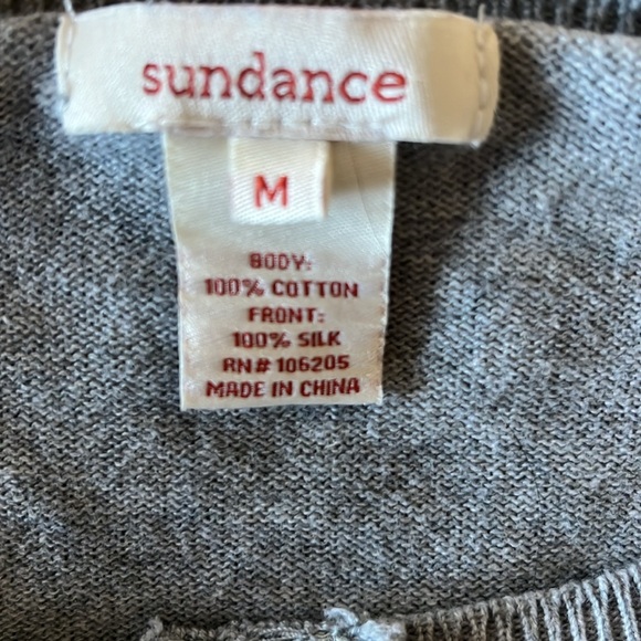 Sundance Cotton & Silk Floral Cardigan - Picture 7 of 7